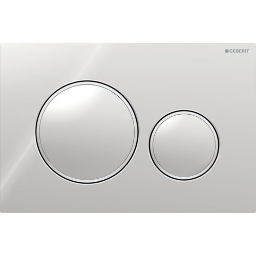 Geberit Sigma20 nyomólap, 2 mennyiséges öblítéshez, fényes króm/matt króm 115.882.KH.1