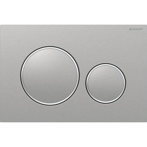Geberit Sigma20 nyomólap, 2 mennyiséges öblítéshez, szálcsiszolt easy-to-clean bevonatta/polírozott 115.882.SN.1