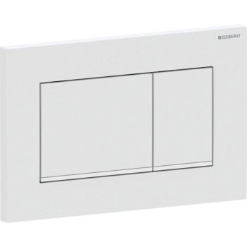   Geberit Sigma20 (ex Sigma30) működtetőlap 2 mennyiséges öblítéshez, square 115.883.01.1