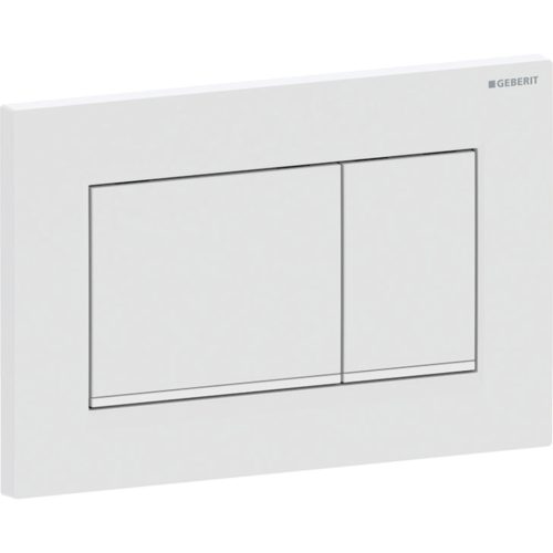 Geberit Sigma20 (ex Sigma30) működtetőlap 2 mennyiséges öblítéshez, square 115.883.01.1