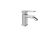 Fiore Dark bidet csaptelep, 140NN443101, matt fekete és matt fehér