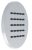 Fiore Xenon Slim oldalzuhany, 30CR8781, króm, 100 mm