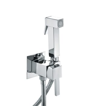 Fiore Kube bidet zuhanyszett, 30NN8595, matt fekete