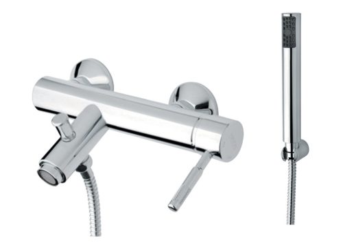 Fiore Xenon Slim fali kád csaptelep, 444CR5150, króm