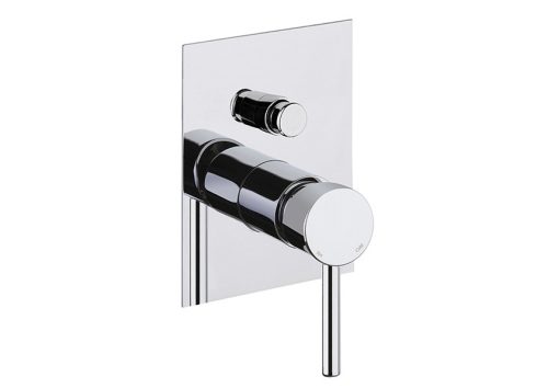 Fiore Xenon Slim falba épített kád-zuhany csaptelep, 444CR7517, króm, két fogyasztóhoz