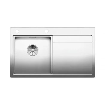   Blanco Divon II 45S-IF balos 521657 exc. selyemfényű rozsdamentes mosogatótálca