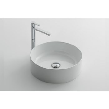 Arbi Ciotolina mosdótál A344, 40 cm, kerek, fényes fehér