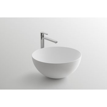 Arbi Semisfera mosdótál A360, 42 cm, kerek, matt fehér