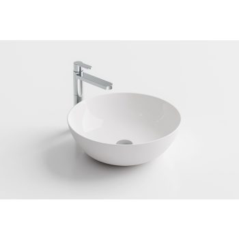 Arbi Fine 42 mosdótál A511, 42 cm, kerek, fényes fehér