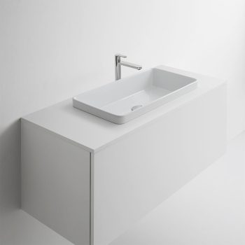   Arbi Dandy süllyesztett mosdótál A793, 64,5 cm, szögletes, fényes fehér
