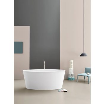 Arbi Tub 160 cm, szabadon álló kád A950, matt fehér