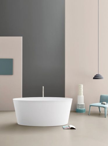 Arbi Tub 160 cm, szabadon álló kád A950, matt fehér