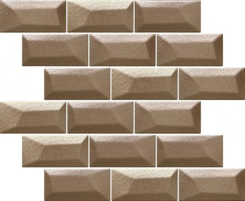 APPIANI LIBRA metálfényű 3D mozaik, 5 x 10 cm, több színben