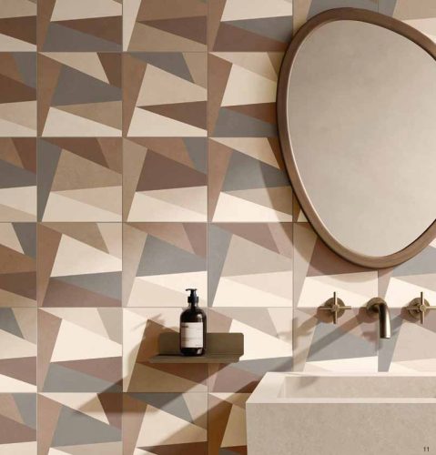 CASALGRANDE PADANA TERRAE DEK MIX 20 x 20 CM GRESPORCELÁN BURKOLAT