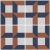 ECCENTRICO QUADRA DECO 9, 20,5 x 20,5 cm, MINTÁS FALI ÉS PADLÓCSEMPE