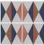 ECCENTRICO QUADRA DECO 13, 20,5 x 20,5 cm, MINTÁS FALI ÉS PADLÓCSEMPE