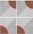 ECCENTRICO QUADRA DECO 14, 20,5 x 20,5 cm, MINTÁS FALI ÉS PADLÓCSEMPE