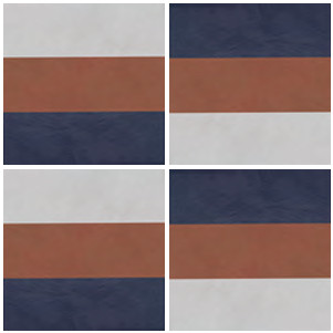 ECCENTRICO QUADRA DECO 17, 20,5 x 20,5 cm, MINTÁS FALI ÉS PADLÓCSEMPE