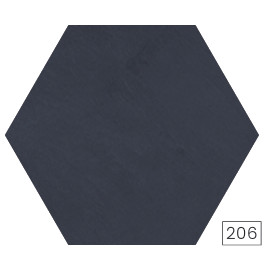ECCENTRICO QUADRA PRUSSIA HEXAGON, 25 x 22 cm, MATT FALI ÉS PADLÓCSEMPE