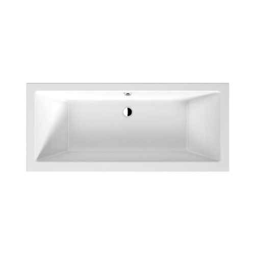 Jika 170 cm Cubito pure H2264200000001 Akril kád, közép lefolyós, beépíthető verzió, 170x75 cm, 190l űrtartalommal, lábbal együtt