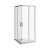 Jika 80 cm Nion H2512N10026681 Zuhanykabin, 80*80 cm, szögletes, ezüst profil