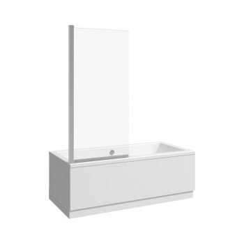   Jika Nion H2572N50026681 Kádparaván, 75x150 cm, ezüst profil