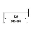 Jika 90 cm Nion H2972N20026681 Oldalsó zuhanyfal, 90*195 cm, fix, ezüst profil