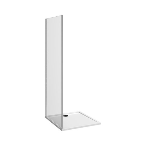 Jika 100 cm Nion H2972N30026681 Oldalsó zuhanyfal, 100*195 cm, fix, ezüst profil