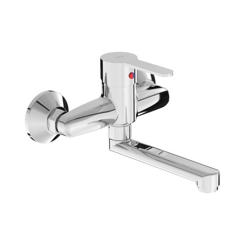 Jika LYRA SMART H3111Z70042201 EGYKAROS FALI MOSDÓ CSAPTELEP, 150 MM-ES ELFORDÍTHATÓ KIFOLYÓVAL, KRÓM
