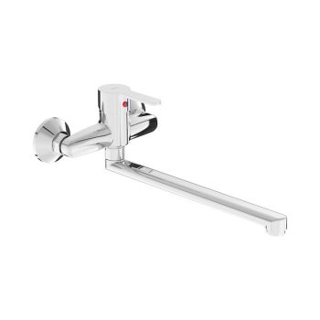   Jika LYRA SMART H3111Z70042401 EGYKAROS FALI MOSDÓ CSAPTELEP, 300 MM-ES ELFORDÍTHATÓ KIFOLYÓVAL, KRÓM