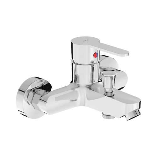 Jika Lyra plus H3211Z70044001 Falra szerelt egykaros kád-zuhany csaptelep, zuhanytartozékok nélkül, króm