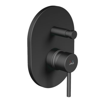  Jika Mio H3212F67160001 Falba építhető kád és zuhany csaptelep, fekete matt