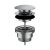 Laufen H3709890041041 Lefolyószelep, zárható, Click-clack, króm