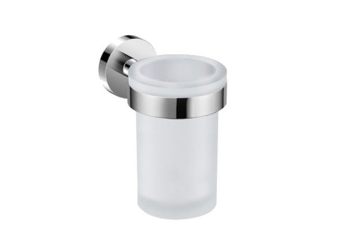 Jika Mio H3822F10040001 Pohártartó, üveg betéttel, krómozott