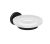 Jika Mio H3832F17160001 Szappantartó, Ø 110 mm, üveg betéttel, fekete matt