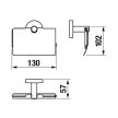 Jika Mio H3842F20040001 WC-papír tartó fedéllel, krómozott