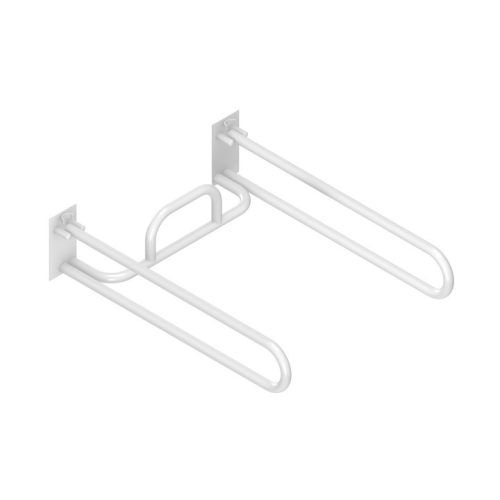 Jika Universum H3897100000001 Lehajtható kapaszkodó szett WC-hez, rozsdamentes acél, 85 cm