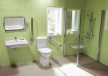 Jika Universum H3897150030001 WC kapaszkodó, felhajtható, 55 cm, rozsdamentes acél