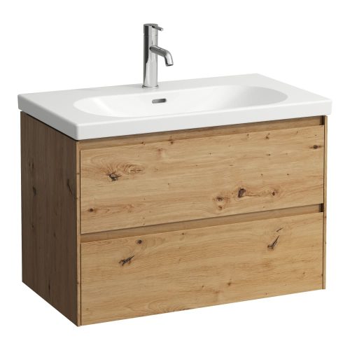 Laufen Lani alsószekrény H4035521122671, Lua H810087 mosdóhoz, 2 fiókos