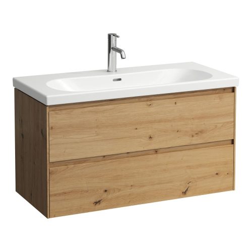Laufen Lani alsószekrény H4035621122671, Lua H810089 mosdóhoz, 2 fiókos