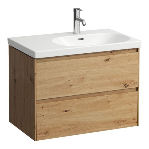 Laufen Lani alsószekrény H4035821122671, Lua H817085 mosdóhoz, 2 fiókos