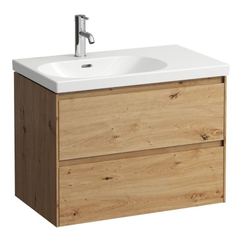 Laufen Lani alsószekrény H4035921122671, Lua H817086 mosdóhoz, 2 fiókos
