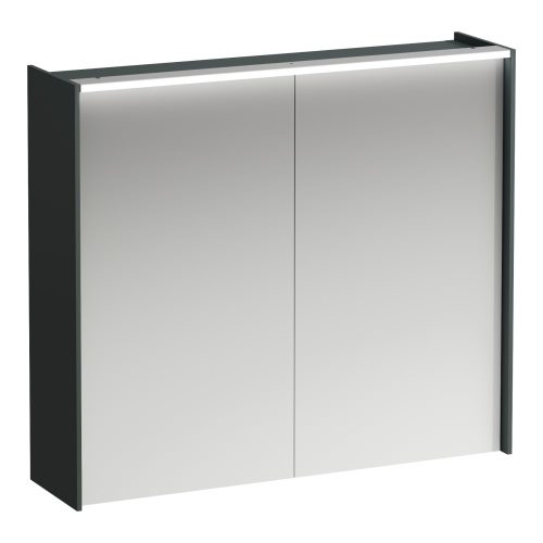 Laufen Lani tükrös fali szekrény, világítással H4037621122601,  80 cm, több színben