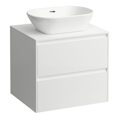 Laufen Lani alsószekrény pulttal H4043011122601, mosdótálakhoz, 2 fiókos, 60 cm, több színben