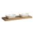 Laufen Lani mosdópult H4046841122601, 2 db mosdótálhoz, 3 db konzollal, 140 cm, több színben