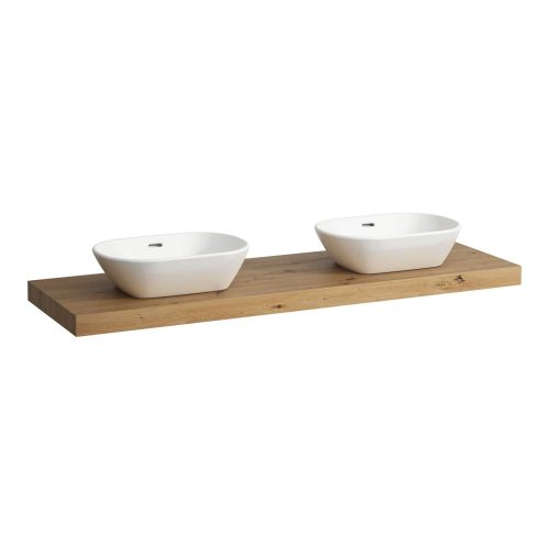 Laufen Lani mosdópult H4046941122601, 2 db mosdótálhoz, 3 db konzollal, 160 cm, több színben