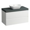 Laufen Lani alsószekrény pulttal H4065611122601, mosdótálakhoz, 2 fiókos, 100 cm, több színben