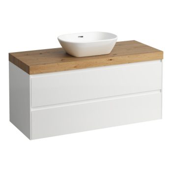   Laufen Lani alsószekrény pulttal H4065711122601, mosdótálakhoz, 2 fiókos, 120 cm, több színben