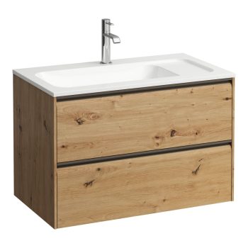   Laufen Meda alsószekrény H4216820112671, Meda H814117 mosdóhoz, 2 fiókos