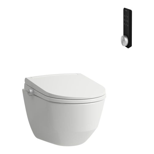 Laufen Pro fali wc és CLEANET SIT ülőke kombináció H600890000S002, rimless
